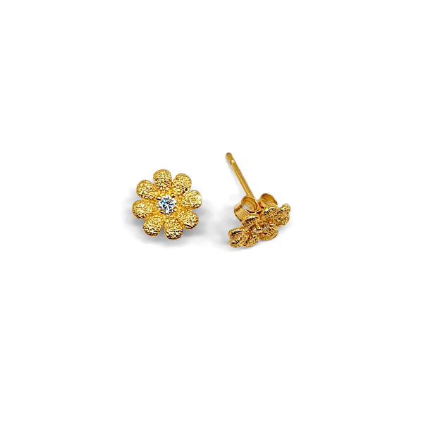 Stud earrings Blüemli gold/rose/silver