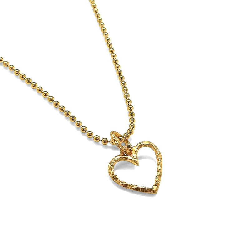 Symbol-Kette Herzli Gold
