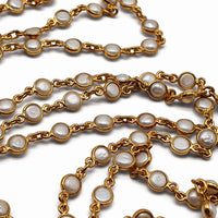 Perlen-Goldkette mit Anhänger