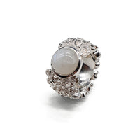 Ring silver/moonstone